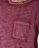 Ultra Flirt Women Crewneck Burnout T Shirt