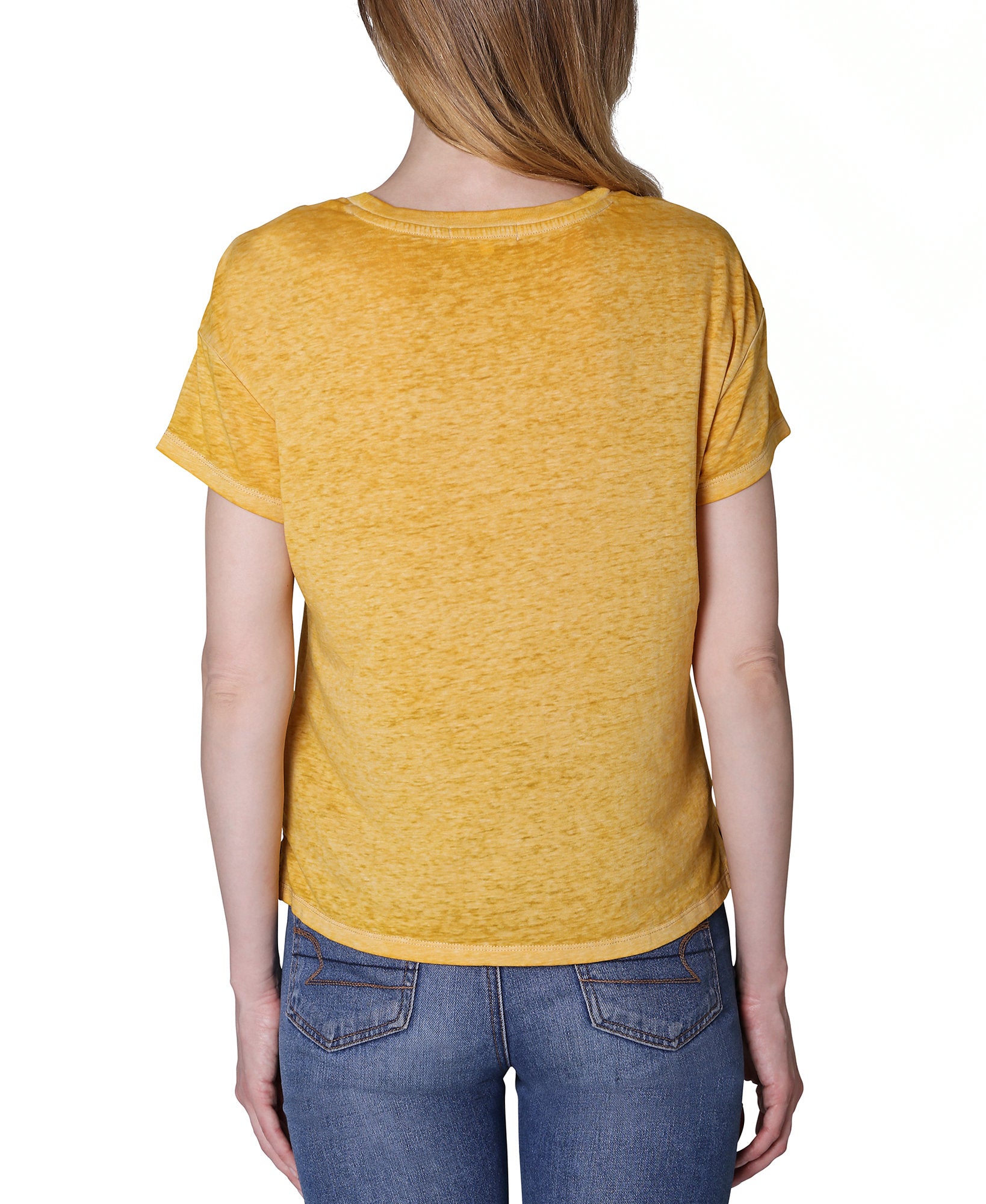 Ultra Flirt Women Crewneck Burnout T Shirt