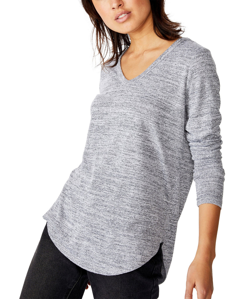 COTTON ON Women Karly Long Sleeve T Shirt Grey