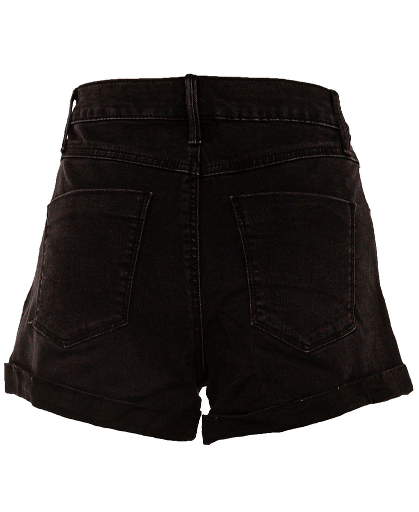 Rewash Women High Rise Mom Denim Shorts