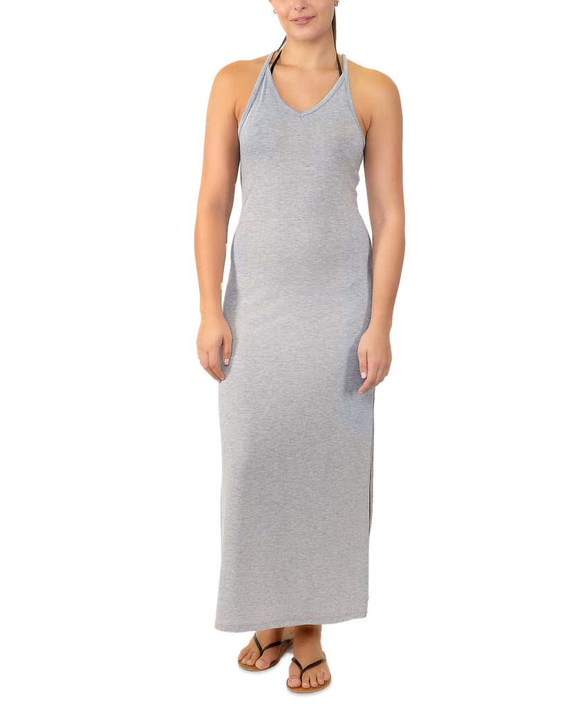 Miken Women Racerback Maxi Cover Up Heather Grey