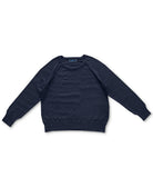 Karen Scott Women Crewneck Cotton Sweater Intrepid Blue