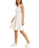 Charter Club Women Lace Fit & Flare Dress