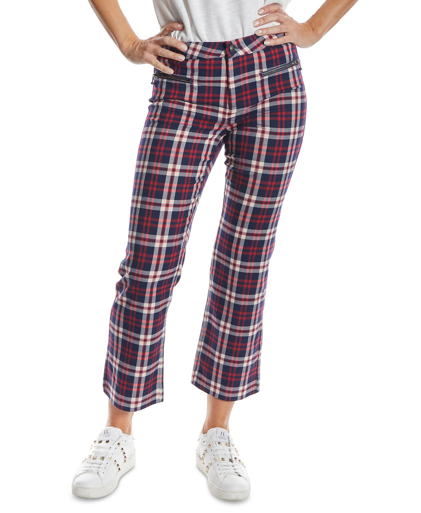 OAT Women Plaid Ankle Pants Wallace Plaid