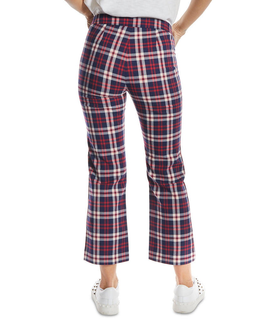 OAT Women Plaid Ankle Pants