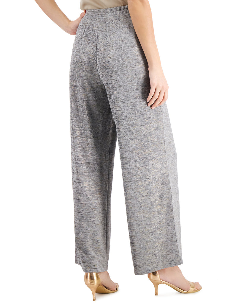 JM Collection Women Spacedyed Knit Wide Leg Pants