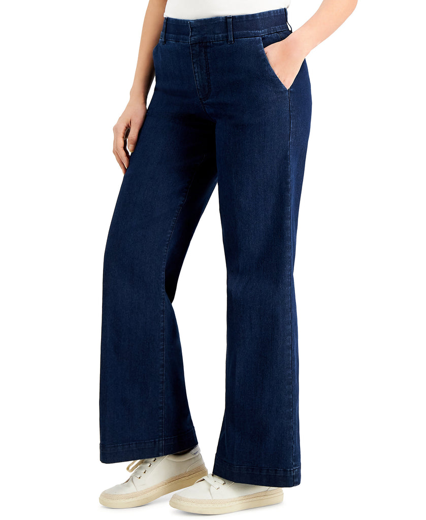 Charter Club Women Wide Leg Denim Trouser