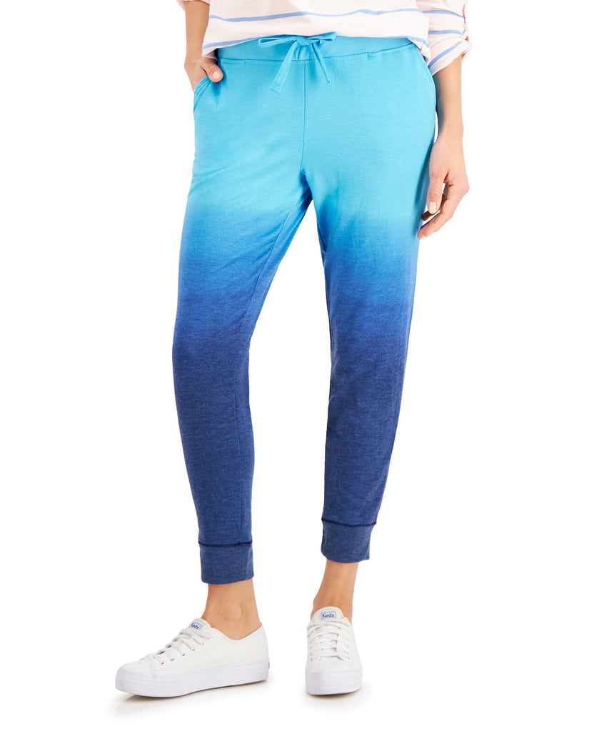 Style & Co Women Ombre Jogger Pants Sweetwater