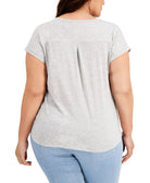 Style & Co Women Plus Graphic T Shirt