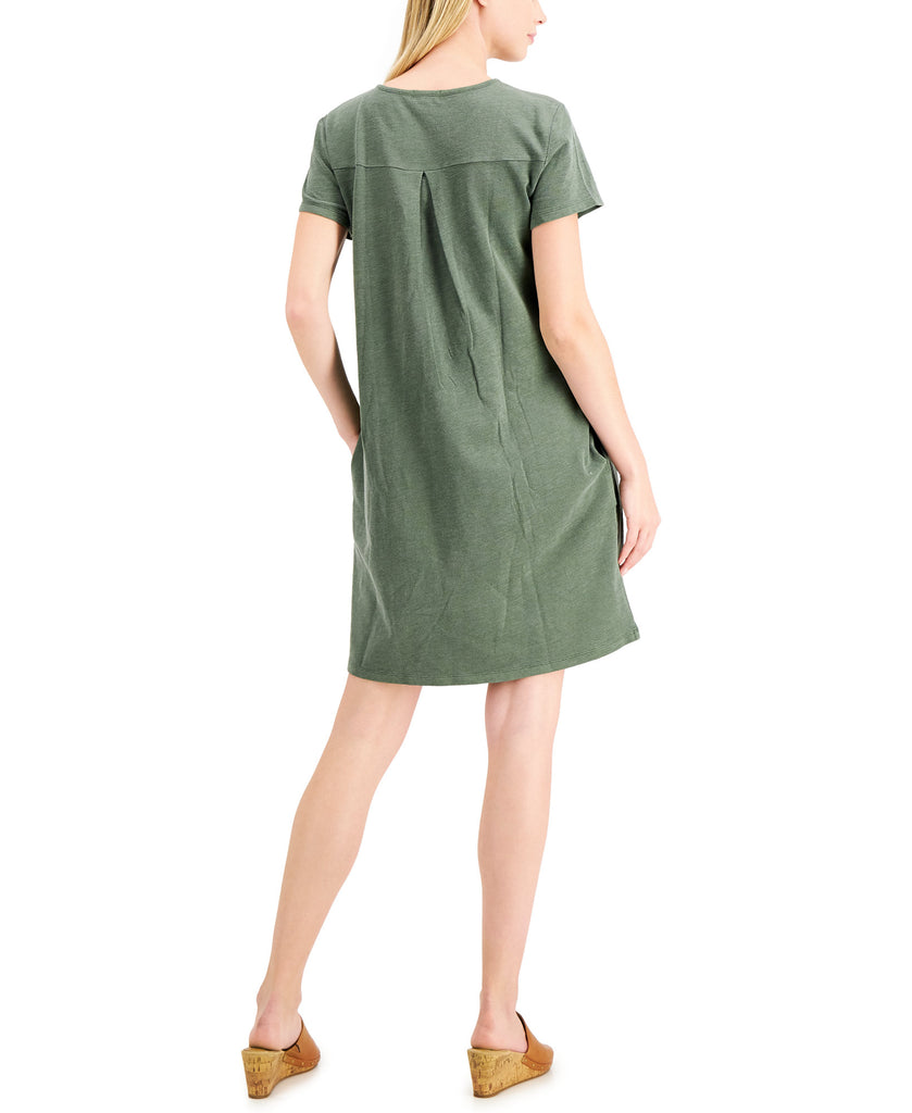 Style & Co Women One Pocket T Shirt Dress