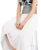 INC International Concepts Women Smocked Waist Tulip Hem Skirt