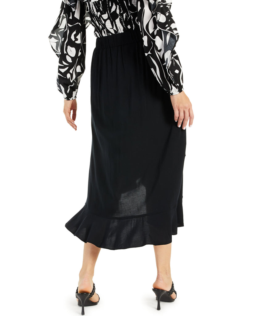 INC International Concepts Women Ruffled Wrap Skirt