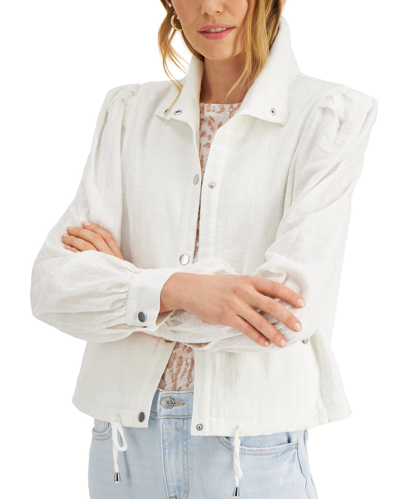 INC International Concepts Women Puff Sleeve Jacket