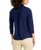 Charter Club Women Cotton Polo Top