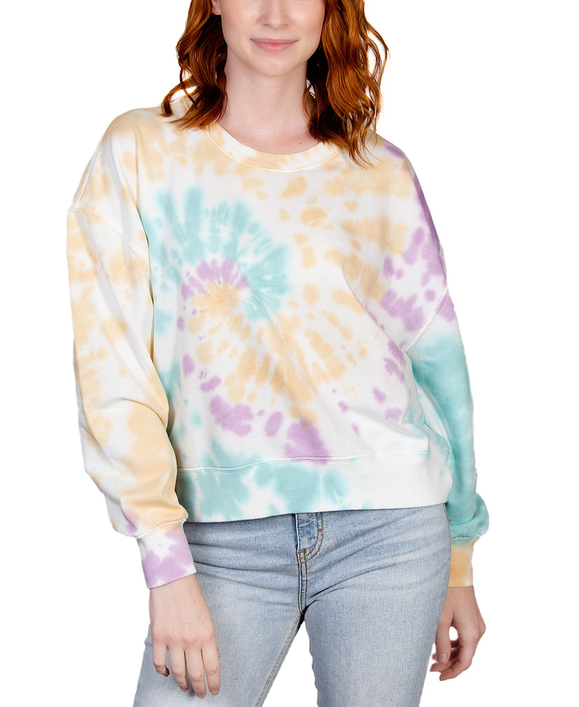 Rebellious One Women Tie Dye Sweatshirt Orchid