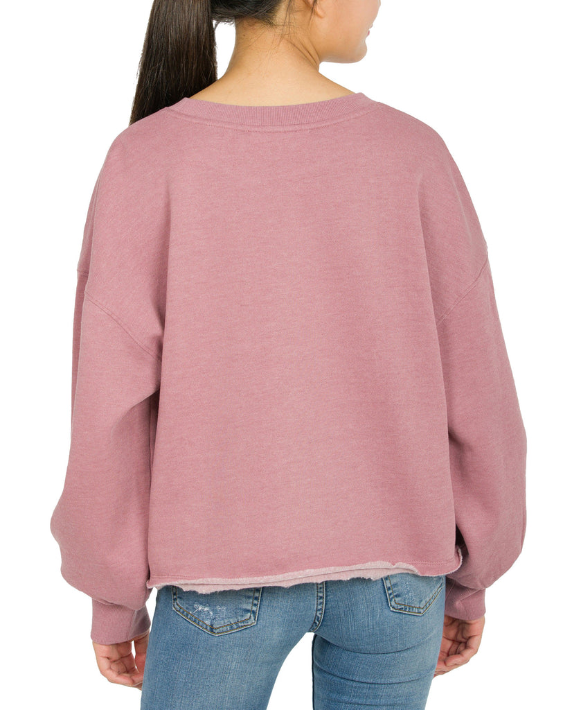 Hippie Rose Juniors Burnout Sweatshirt