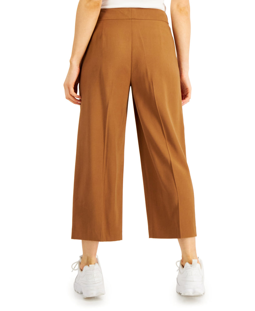 Bar III Women Belted Cropped Pants