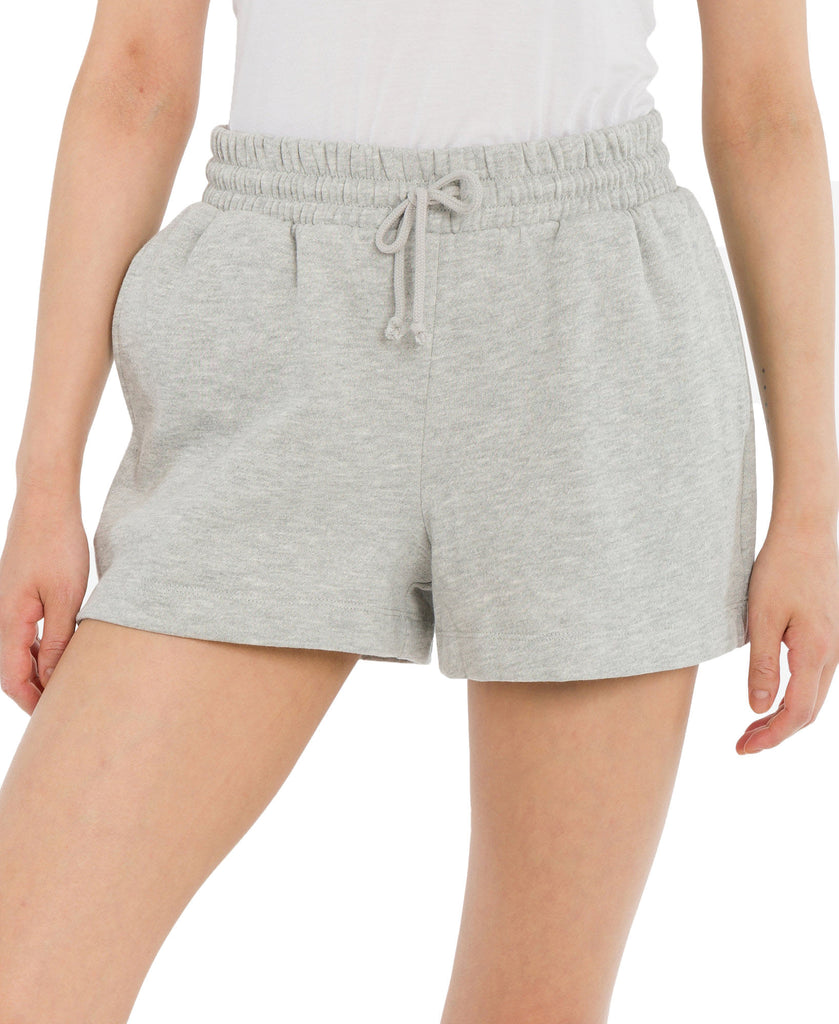 Hippie Rose Women Pull On Sweatshorts Light Heather Grey