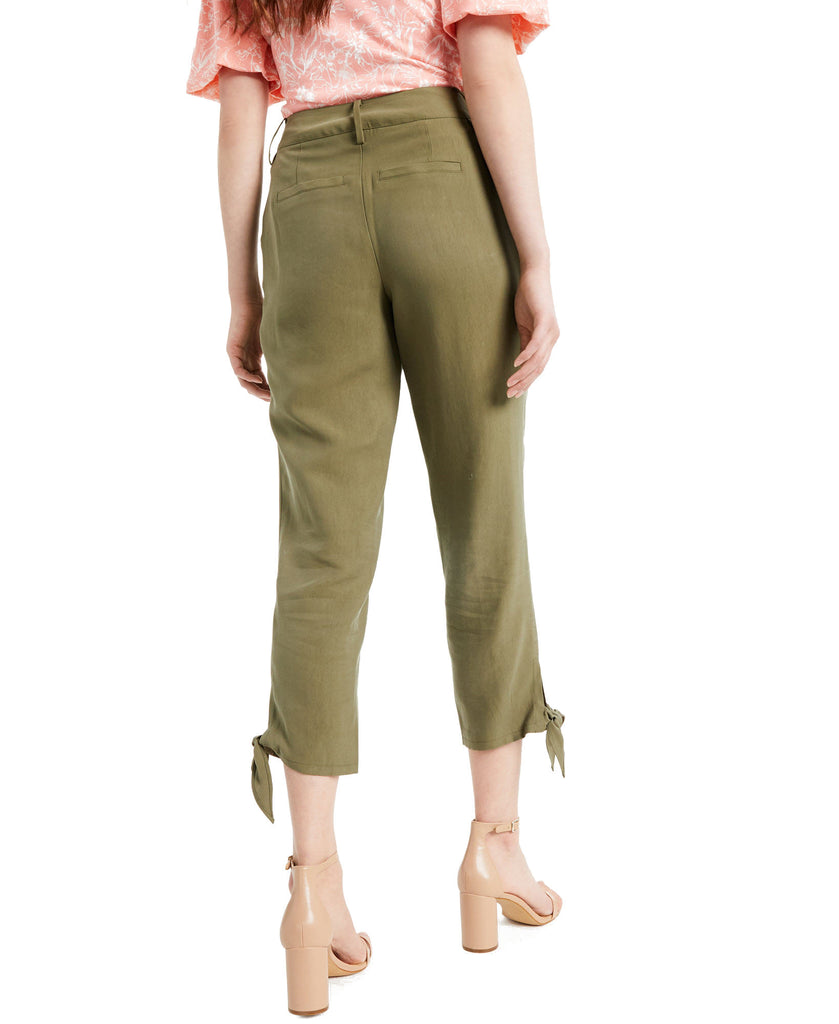 INC International Concepts Women Tapered Tie Hem Pants