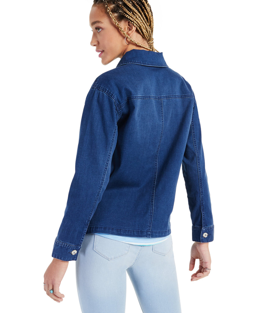 Style & Co Women Denim Shirt Jacket