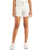 Style & Co Women Petite Roll Cuffed Shorts Adobe Beige