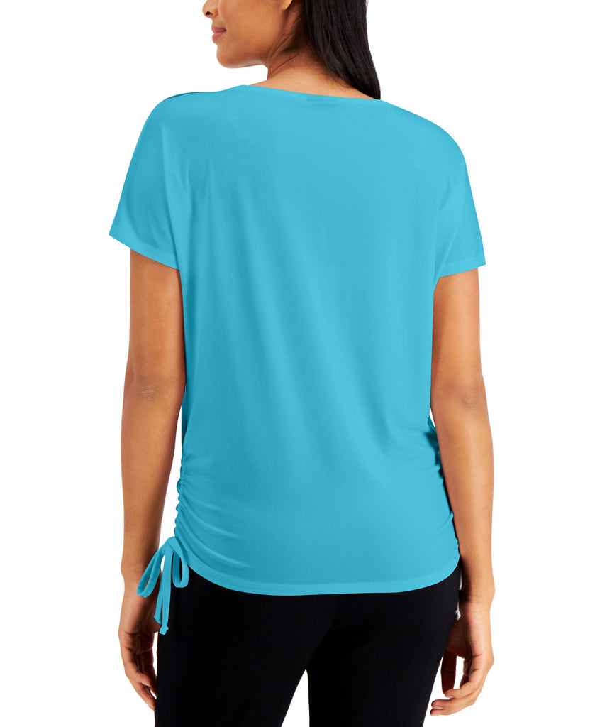 JM Collection Women Side Tie Top