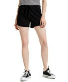 Style & Co Women Petite Cotton Cutaway Shorts Deep Black