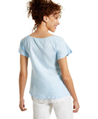 Style & Co Women Petite Pleated Top