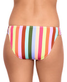 Salt + Cove Women Cabana Stripes Tab Side Hipster Bikini Bottoms
