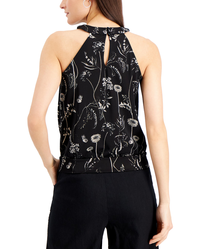 INC International Concepts Women Printed Halter Top