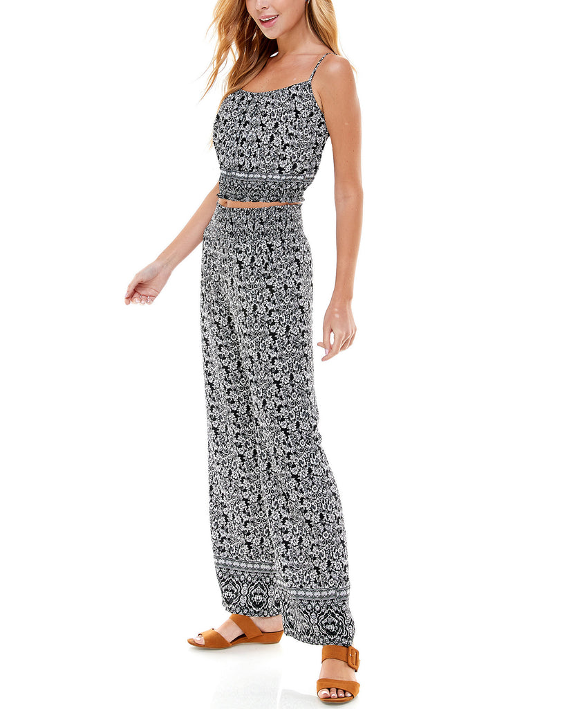 Kingston Grey Women Floral Print Wide Leg Pants