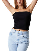 COTTON ON Women Lena Longline Tube Top Black