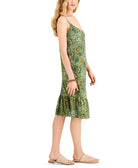 Style & Co Women Petite Floral Print Sleeveless Shift Dress