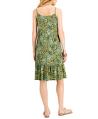 Style & Co Women Petite Floral Print Sleeveless Shift Dress