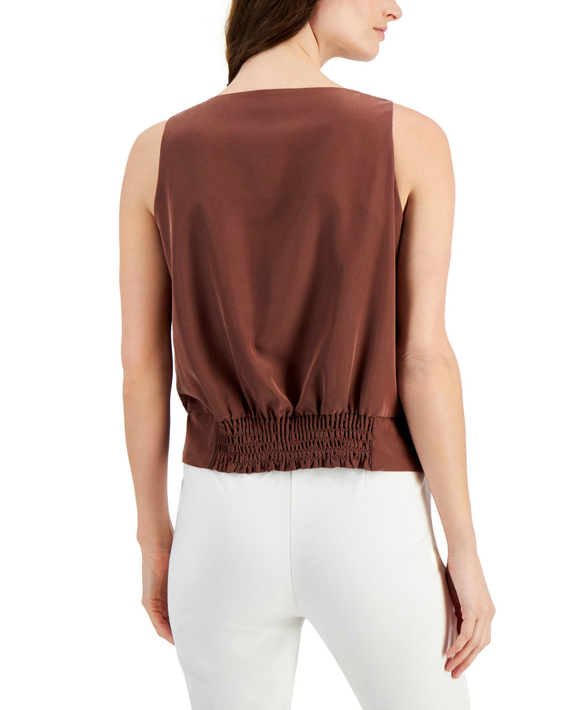 Alfani Women V Neck Sleeveless Top