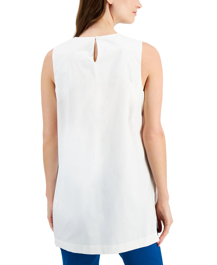 Alfani Women Patch Pocket Sleeveless Top