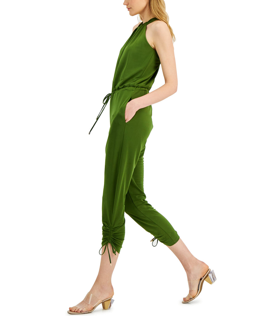 INC International Concepts Women Tie Neck Halter Jumpsuit