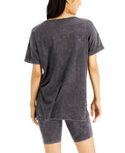 Hippie Rose Women Mineral Wash T Shirt
