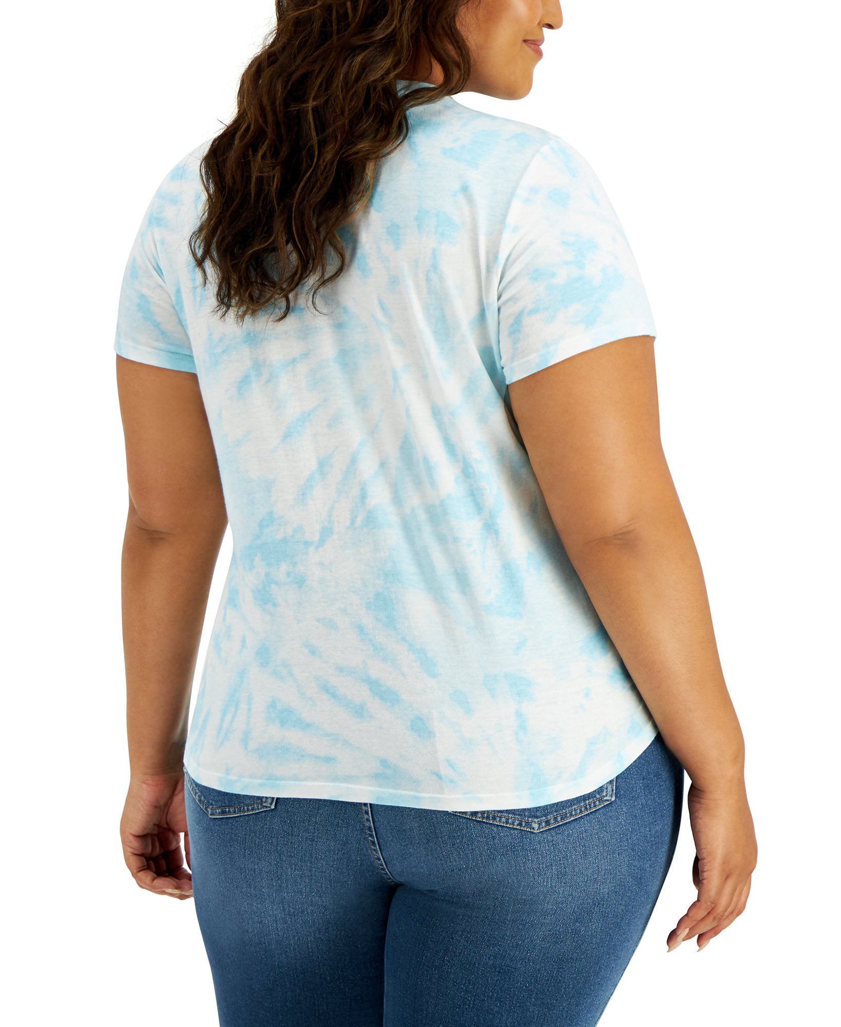 Style & Co Women Plus Cotton Graphic Print T Shirt