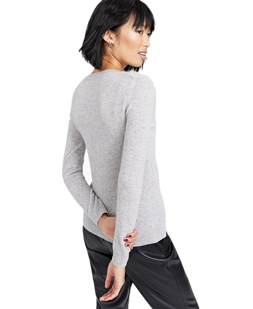 Charter Club Women Petite V Neck Cashmere Sweater