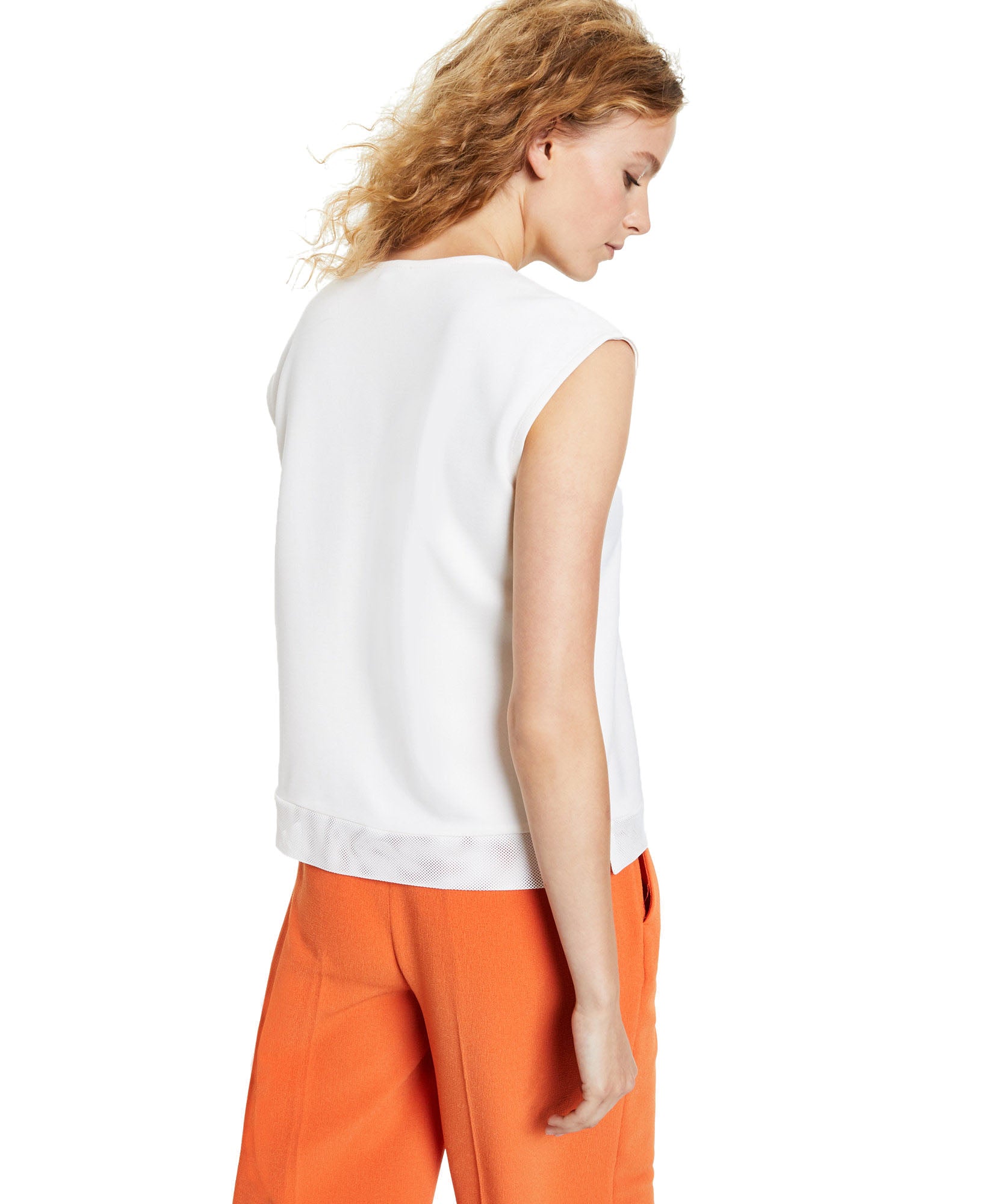 Bar III Women Mesh Hem Tank Top