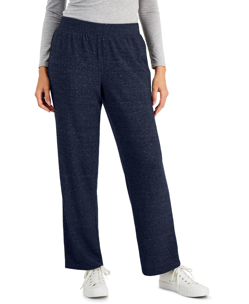 Karen Scott Women Snit Pull On Pants Intrepid Blue