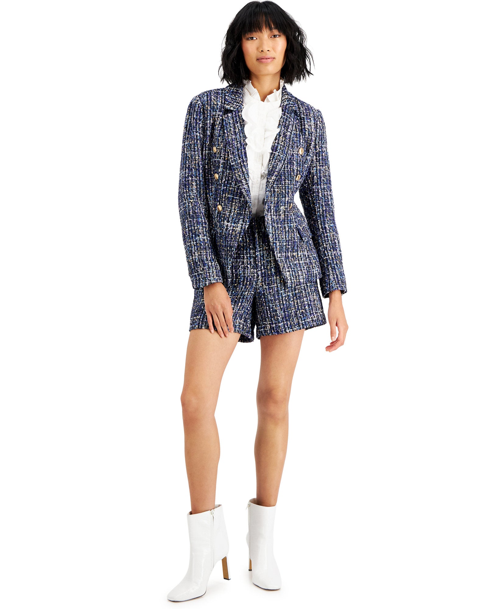 Charter Club Women Tweed Shorts