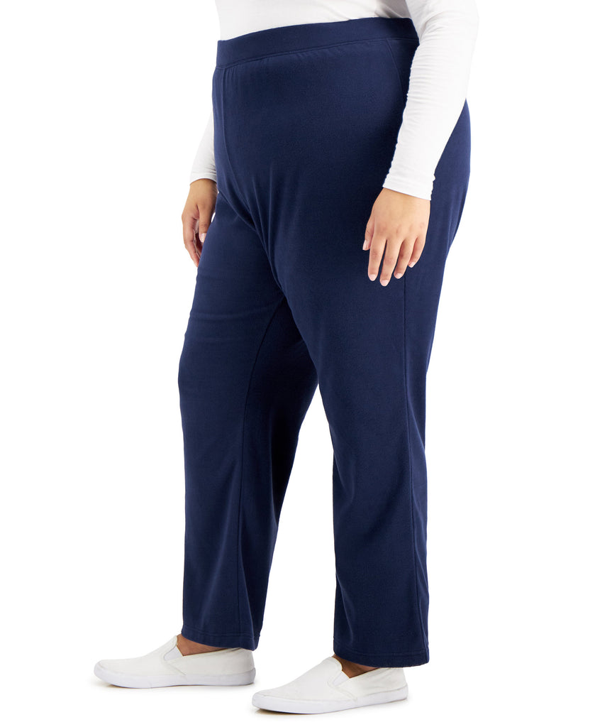 Karen Scott Women Plus Fleece Pants,