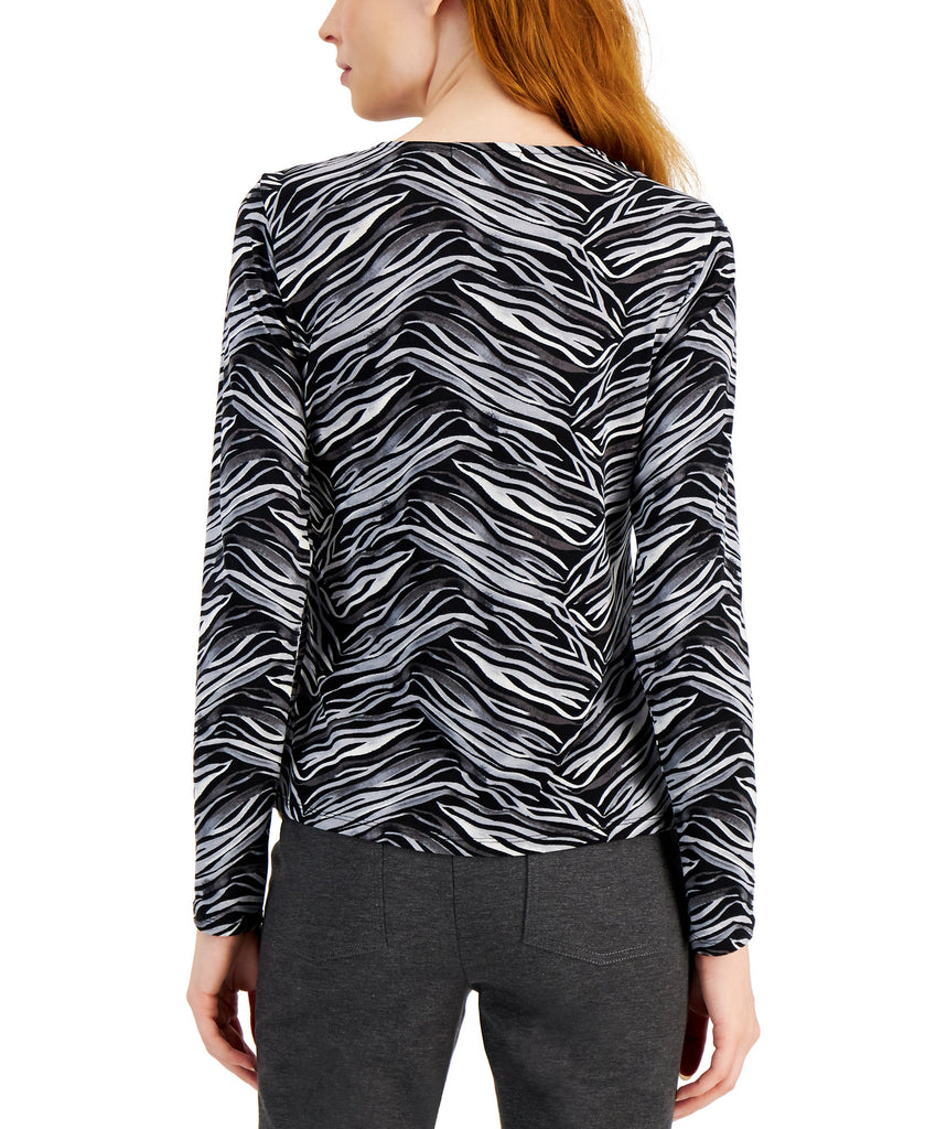 JPR Studio Women Cutout Printed Top