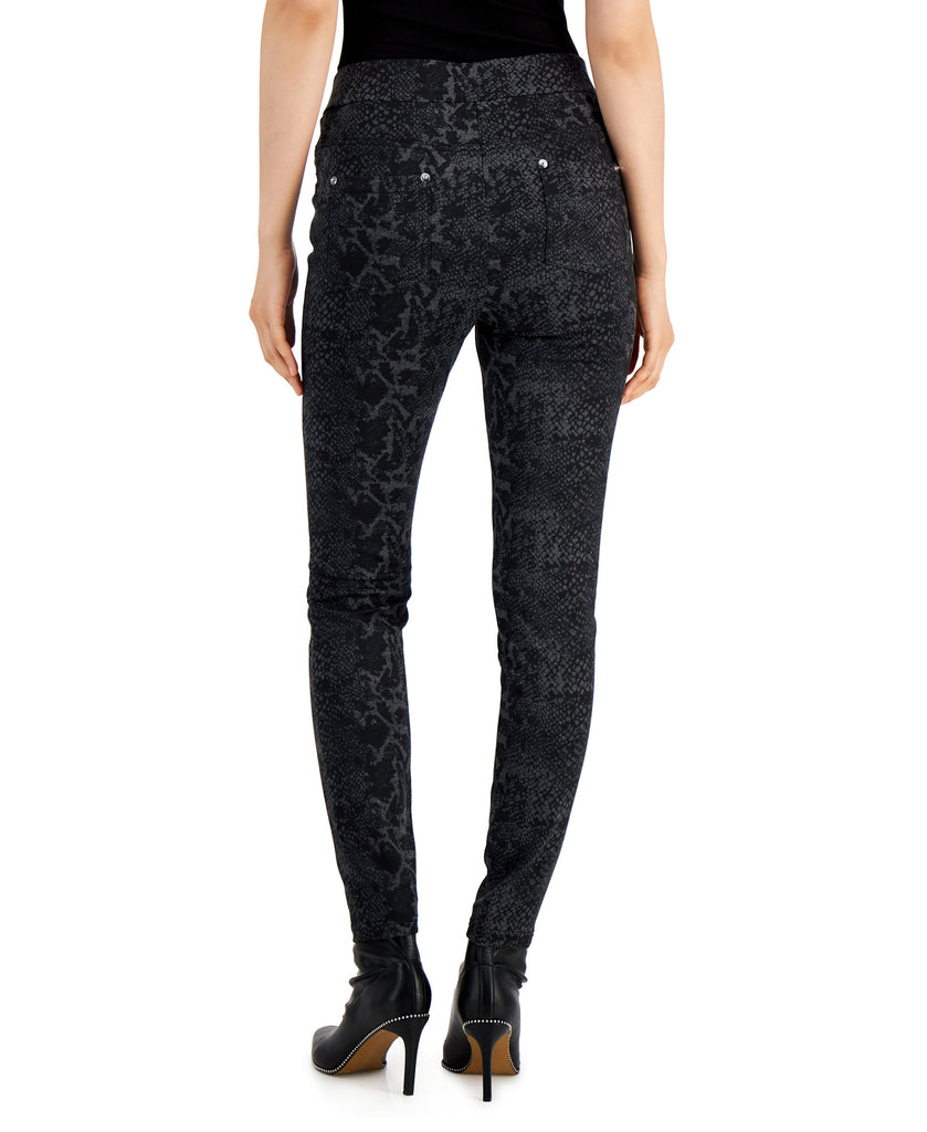 Soho Apparel Ltd Women Printed Pull On Ponté Knit Pants