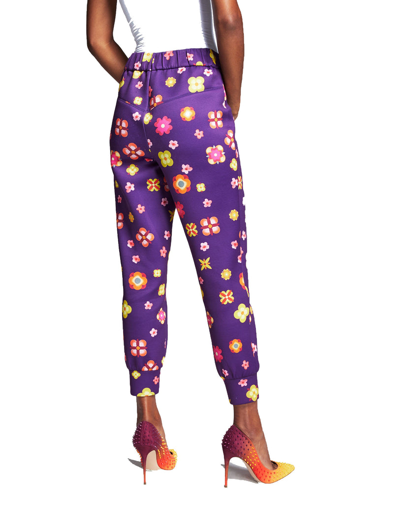 INC International Concepts Women Misa Hylton Floral Print Jogger Pants