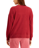 Style & Co Women Graphic Crewneck Sweatshirt