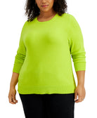 Style & Co Women Plus Crewneck Sweater