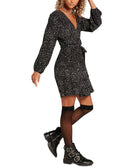 Volcom Juniors Printed Belted Dress